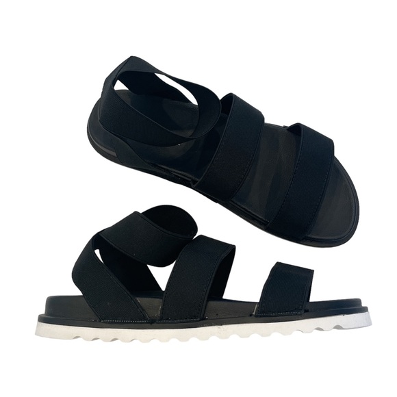 OLIVIA MILLER Women's Nicola Sandals in Black - Size 6 - Picture 1 of 5
